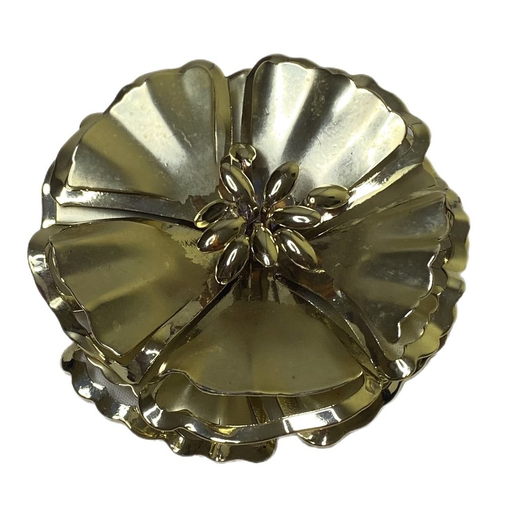 Brooch/Pin Women's Gold Toned 3D